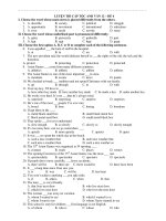 LUYỆN THI CẤP TỐC ANH VĂN 12 – ĐỀ 6 ppsx