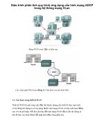 Giáo trình phân tích quy trình ứng dụng cấu hình mạng ADCP trong hệ thống mạng VLan p1 ppsx