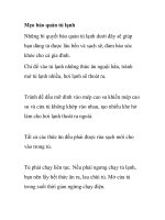 Mẹo bảo quản tủ lạnh pptx