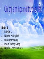 Chỉ thị sinh học môi trường pot