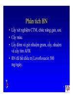 Bài giảng điều trị HIV : Các hội chứng hô hấp trong nhiễm HIV part 2 pdf