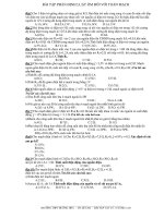 BÀI TẬP PHẦN ĐỊNH LUẬT ÔM ĐỐI VỚI TOÀN MẠCH potx