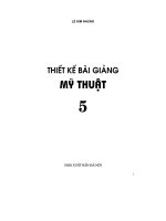 Thiết kế bài giảng mỹ thuật 5 part 1 pps