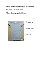 Không mất tiền mua mà vẫn có áo 