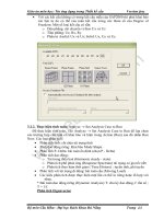 Giáo án môn học: Tin ứng dụng trong Thiết kế cầu part 3 pdf