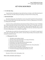 Kỹ năng đàm phán phần 1 pdf