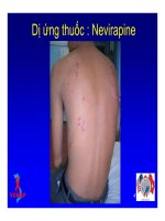 Bài giảng điều trị HIV : Tổn thương da do HIV part 9 doc