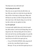 Thủ thuật cách xem ai đã bomb mail ppt