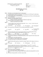 ĐỀ KIỂM TRA VẬT LÍ 12 (ĐỀ 309) pps