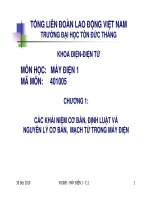 CÁC KHÁI NIỆM CƠ BẢN TRONG MÁY ĐIỆN pdf