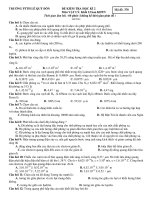 ĐỀ KIỂM TRA HỌC KÌ 2 Mã đề: 378 docx