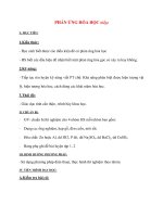 Giáo án Hóa Học lớp 8: PHẢN ỨNG HÓA HỌC (tiếp) doc