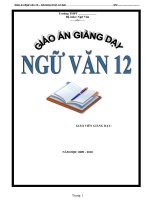 Giao an ngu van 12_Da chinh sua pptx