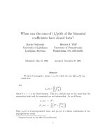 Báo cáo toán học: 