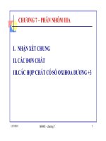 PHÂN NHÓM IIIA pptx