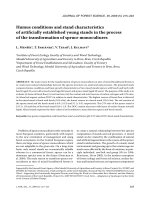 Báo cáo lâm nghiệp: 