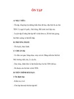 Giáo án Âm nhạc lớp 7 : Tên bài dạy : ÔN TẬP doc