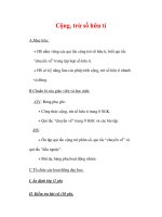 Giáo án môn Toán lớp 7 : Tên bài dạy : Cộng, trừ số hữu tỉ doc