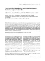 Báo cáo lâm nghiệp: 