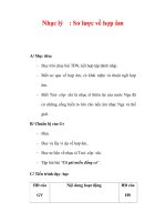 Giáo án Âm nhạc lớp 9 : Tên bài dạy :Nhạc lý ppsx