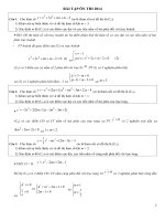 BÀI tập ôn THI đại học TOÁN 2014