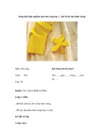 Sáng kiến kinh nghiệm môn thủ công lớp 1 – bài 20 cắt dán hình vuông docx