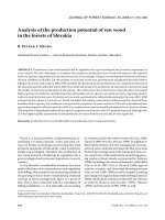 Báo cáo lâm nghiệp: 