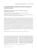 Báo cáo lâm nghiệp: 