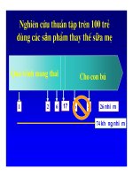 Bài giảng điều trị HIV : Dự phòng lây truyền HIV từ mẹ sang con part 4 pdf