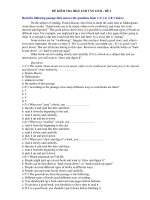 ĐỀ KIỂM TRA HKII ANH VĂN 12CB – ĐỀ 2 pptx