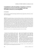 Báo cáo lâm nghiệp: 