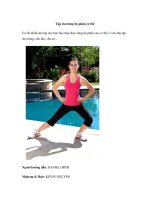 Tập cho từng bộ phận cơ thể pps