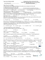 ĐỀ KIỂM TRA CHẤT LƯỢNG ĐẦU NĂM TUYỂN HỌC SINH HỌC MÔN VẬT LÝ TẠI TP VINH pptx