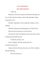 Giáo án Công Nghệ lớp 8: Cưa và đục kim loại, dũa và khoan kim loại ppsx