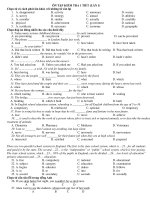 ÔN TẬP KIỂM TRA 1 TIẾT (LẦN 1) ppsx