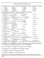 ĐỀ THI CHỌN LỌC HSG NĂM 2011 – ĐỀ 8 pptx