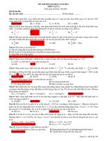 ĐỀ THI THỬ ĐẠI HỌC NĂM 2011 MÔN VẬT LÍ - Mã đề thi 209 pptx