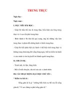 Giáo án Công dân lớp 7 : Tên bài dạy : TRUNG THỰC potx