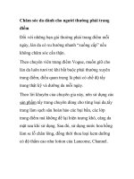 Chăm sóc da dành cho người thường phải trang điểm pptx