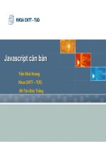 Bài giảng: Javascript căn bản docx