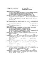 Đề thi thử lần 3 - Truờng THPT Tân Yên 1 potx