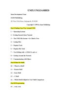 UNIX UNLEASHED PHẦN 1 pptx