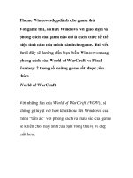 Theme Windows đẹp dành cho game thủ potx