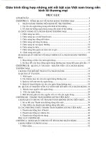 Giáo trình tổng hợp những nét nổi bật của Việt nam trong nền kinh tế thương mại phần 1 ppt