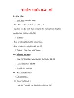 Giáo án Địa Lý 7 : Tên bài dạy : THIÊN NHIÊN BẮC MĨ ppsx