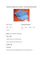 Sáng kiến kinh nghiệm môn thủ công lớp 1 – bài 20 cắt dán hình vuông (tiếp) docx