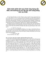 Giáo trình phân tích quy trình ứng dụng điều chế đường đi của vận tốc ánh sáng bằng bức xạ nhiệt p1 pptx