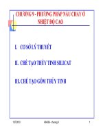 PHƯƠNG PHÁP NẤU CHẢY Ở NHIỆT ĐỘ CAO pdf