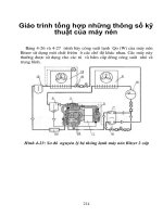 Giáo trình tổng hợp những thông số kỹ thuật của máy nén phần 1 pptx