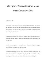 XÂY DỰNG CÔNG ĐOÀN VỮNG MẠNH Ở TRƯỜNG BÁN CÔNG pdf